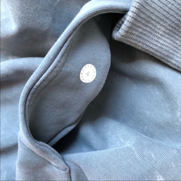 Lululemon Scuba Pullover Washed Blue Charcoal - Picture 4 of 4
